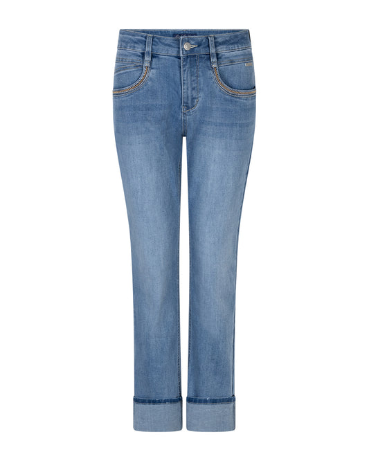 Kate Denim Embroidered Pockets Stoneused Jeans