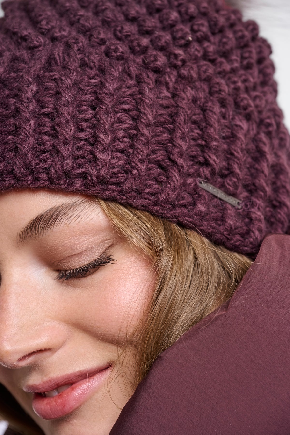 Kevina Knitted Hat Fudge Cloak