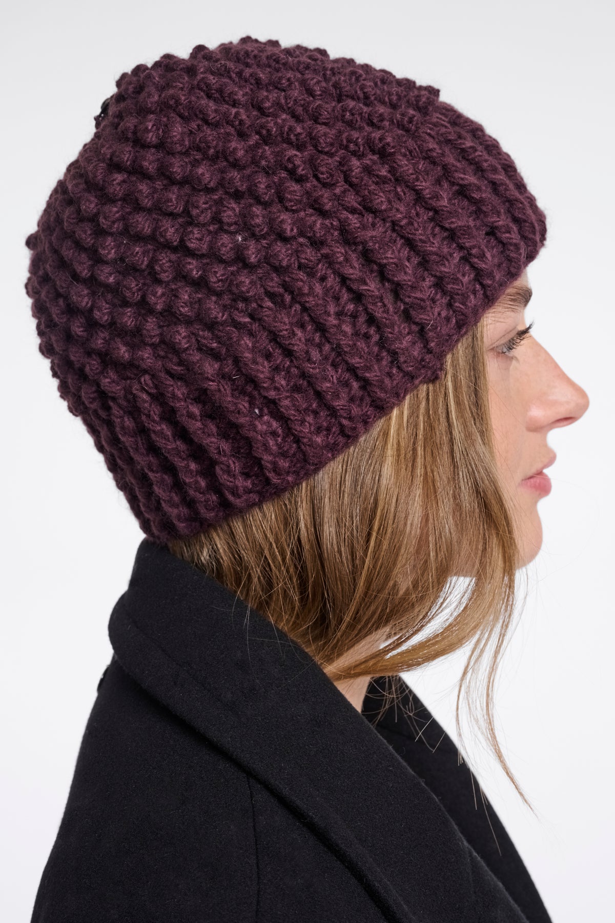 Kevina Knitted Hat Fudge Cloak