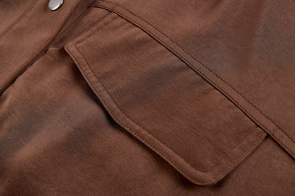 Larissa-L-23-R Short Sleeveless Jacket