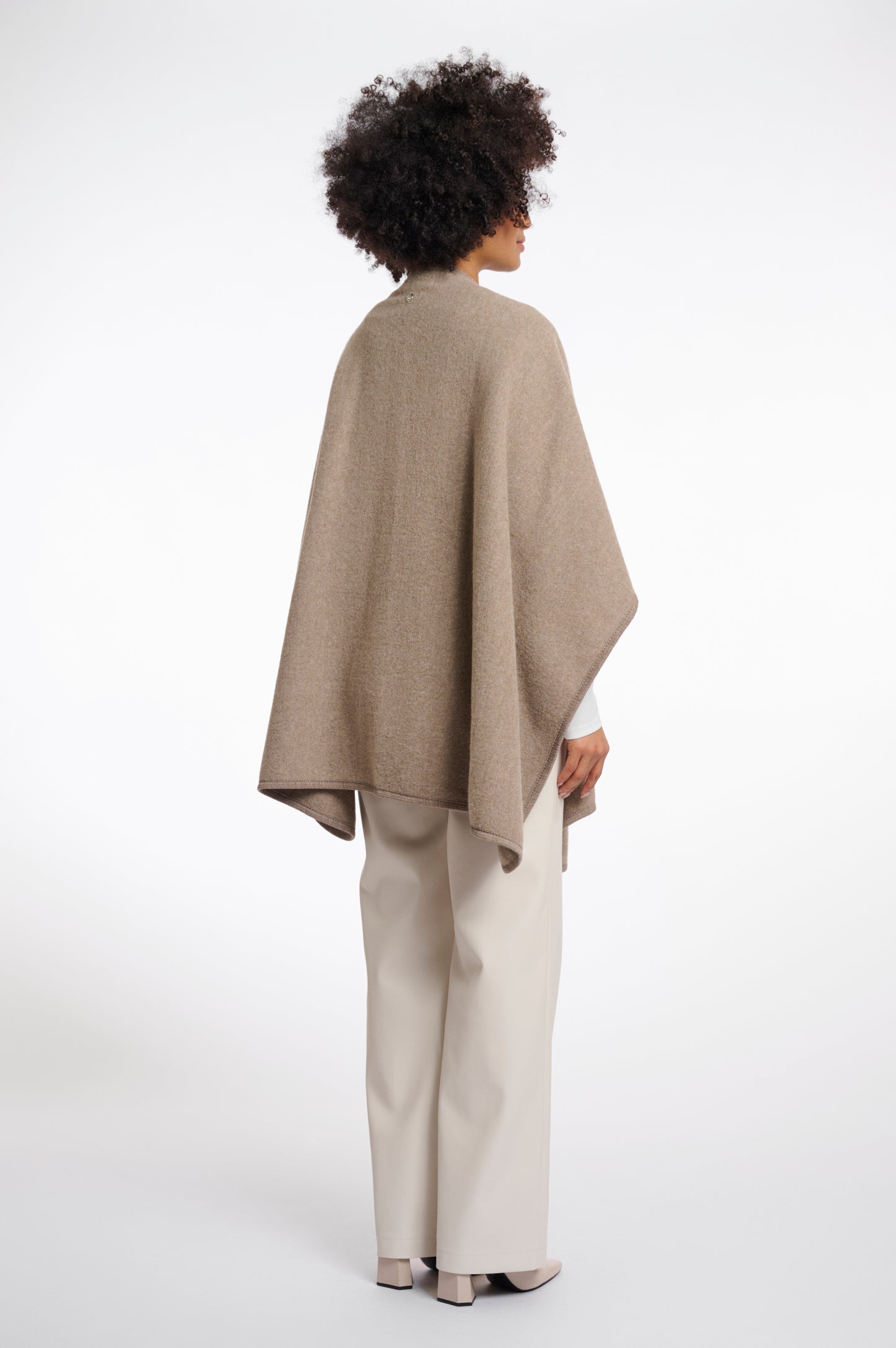 Marwa Woven Cape Toffee
