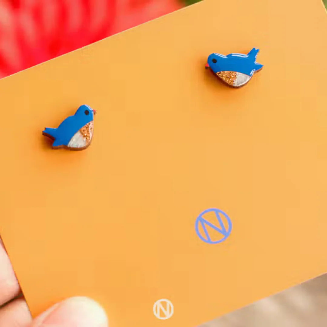 Bluebird Stud Earrings