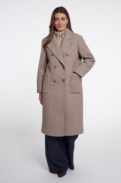 Noomi Coat with Detachable Collar