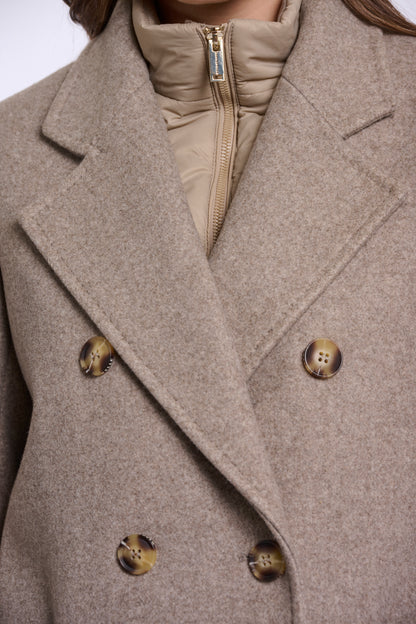 Noomi Coat with Detachable Collar