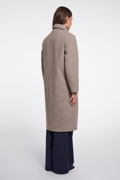 Noomi Coat with Detachable Collar