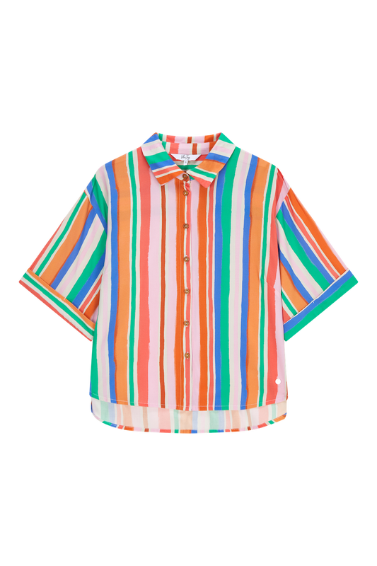Gerta-L-21-J Stripy Shirt