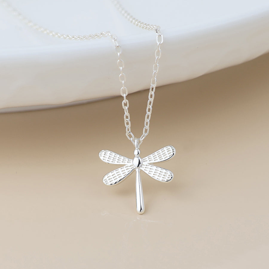 Sterling Silver Dragonfly Necklace