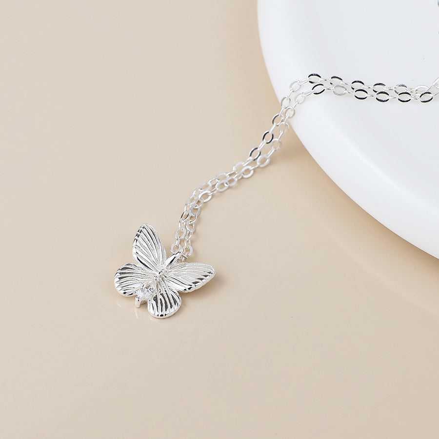 Sterling Silver Butterfly Necklace