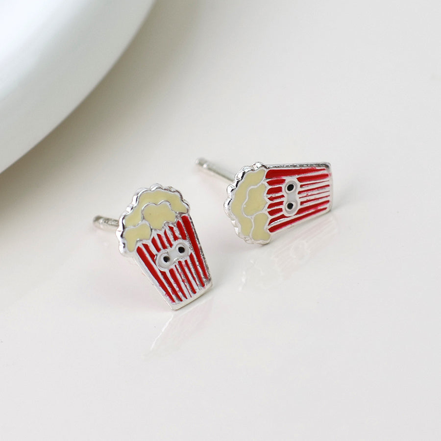 Sterling Silver Popcorn Studs