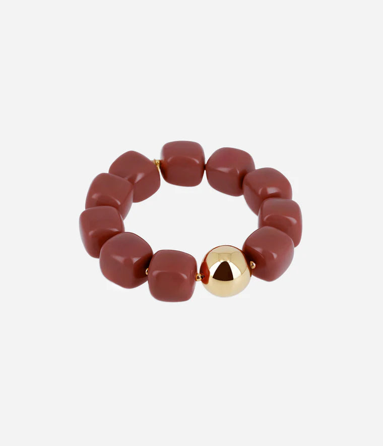 Laios Bracelet Dark Red