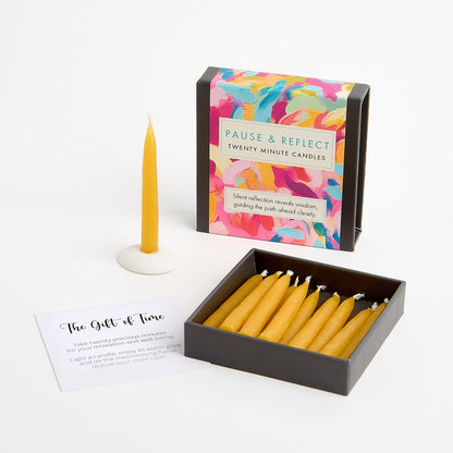 Twenty Minute Candles - PAUSE & REFLECT