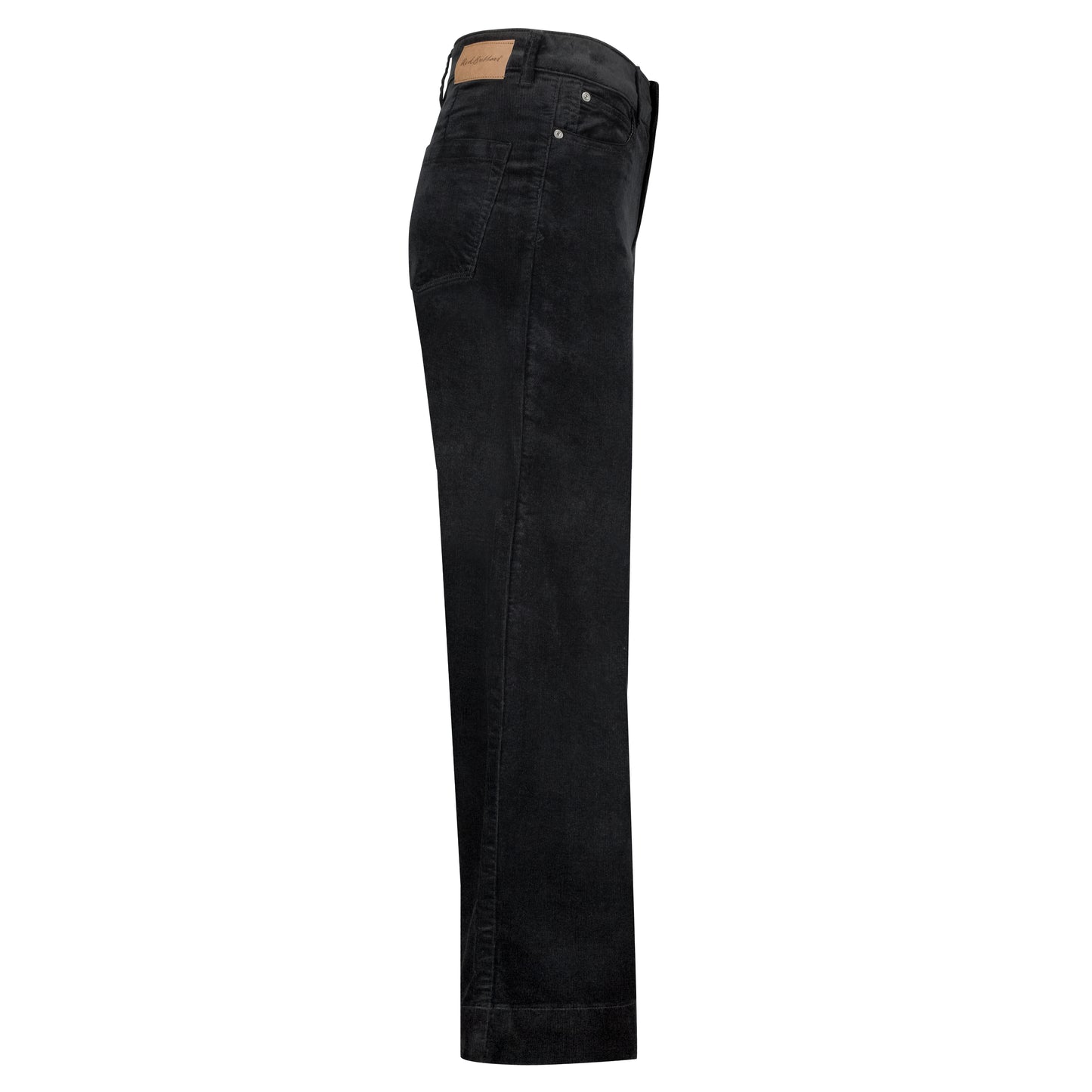 Conny Shiny Cord Inseam Trousers Black