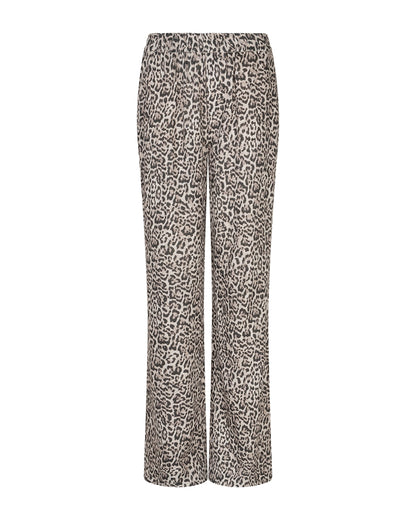 Colette Linen Leopard Trousers
