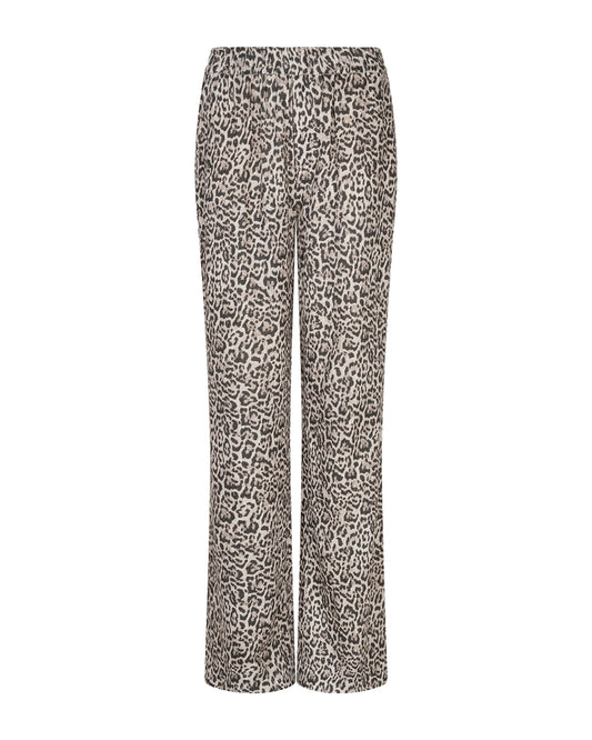 Colette Linen Leopard Trousers