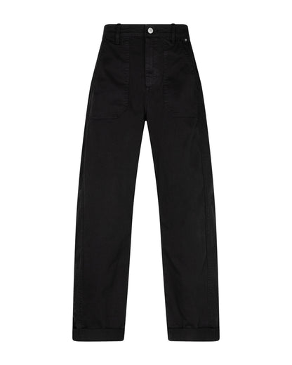 Margot Fine Twill Trousers Black L30