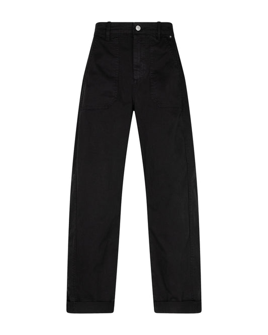 Margot Fine Twill Trousers Black L30