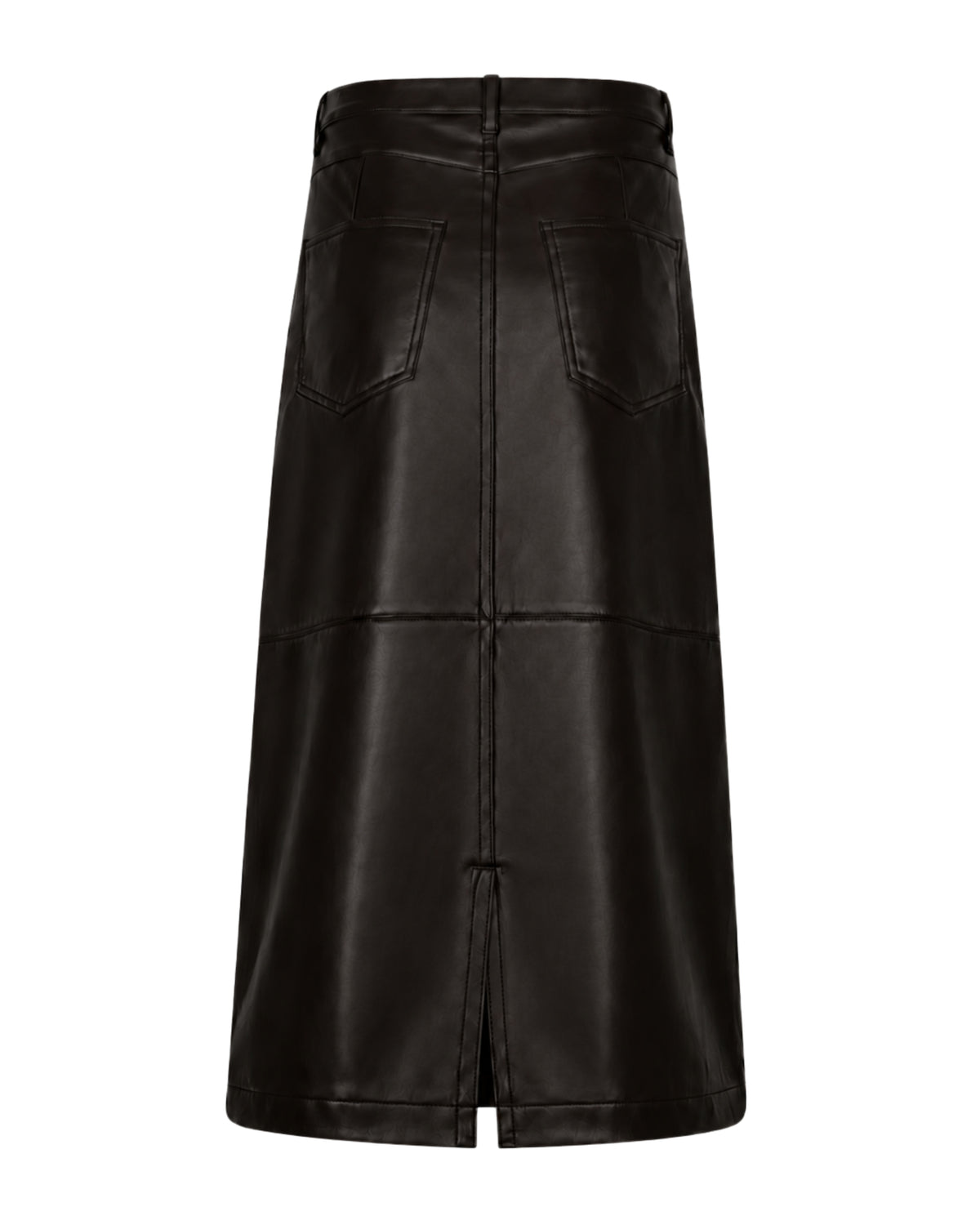Alina Faux Leather Skirt Espresso