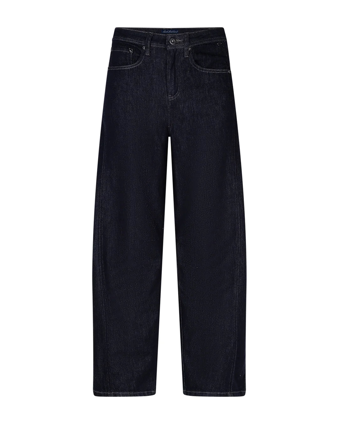 Cayla Dark Blue Barrel Jeans L28