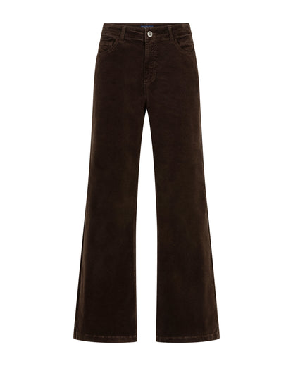 Brielle 19w Fine Cord Espresso Trousers L31