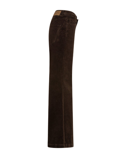 Brielle 19w Fine Cord Espresso Trousers L31