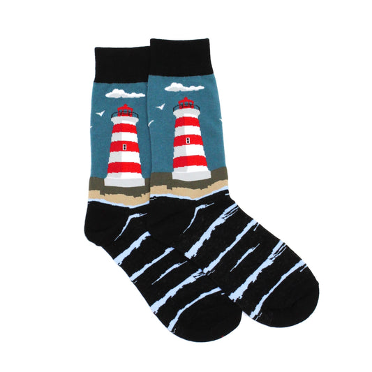 Lucky Pair Socks - Lighthouse