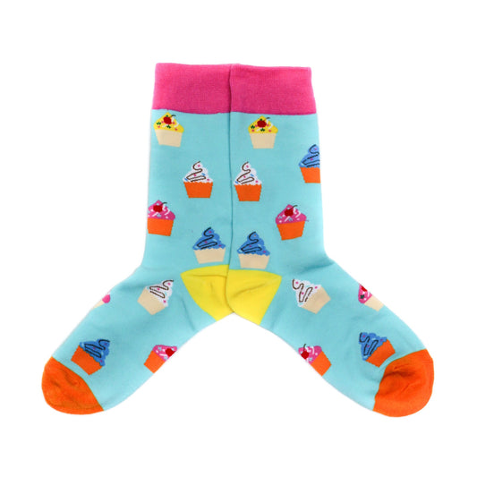 Lucky Pair Socks - Cupcakes