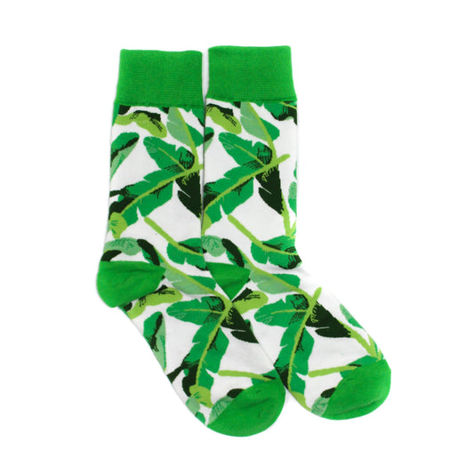 Lucky Pair Socks - Tropical Leaf