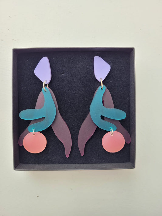 Fleur Large Dot Earrings