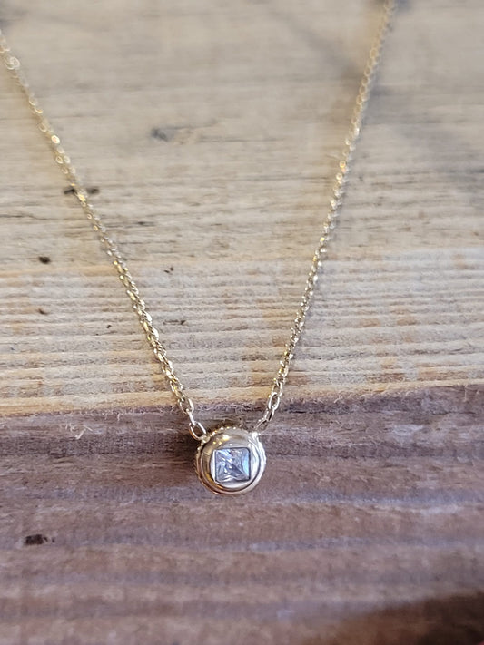 Gold Diamante Pendant