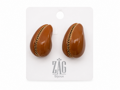 Dallol Earrings Orange