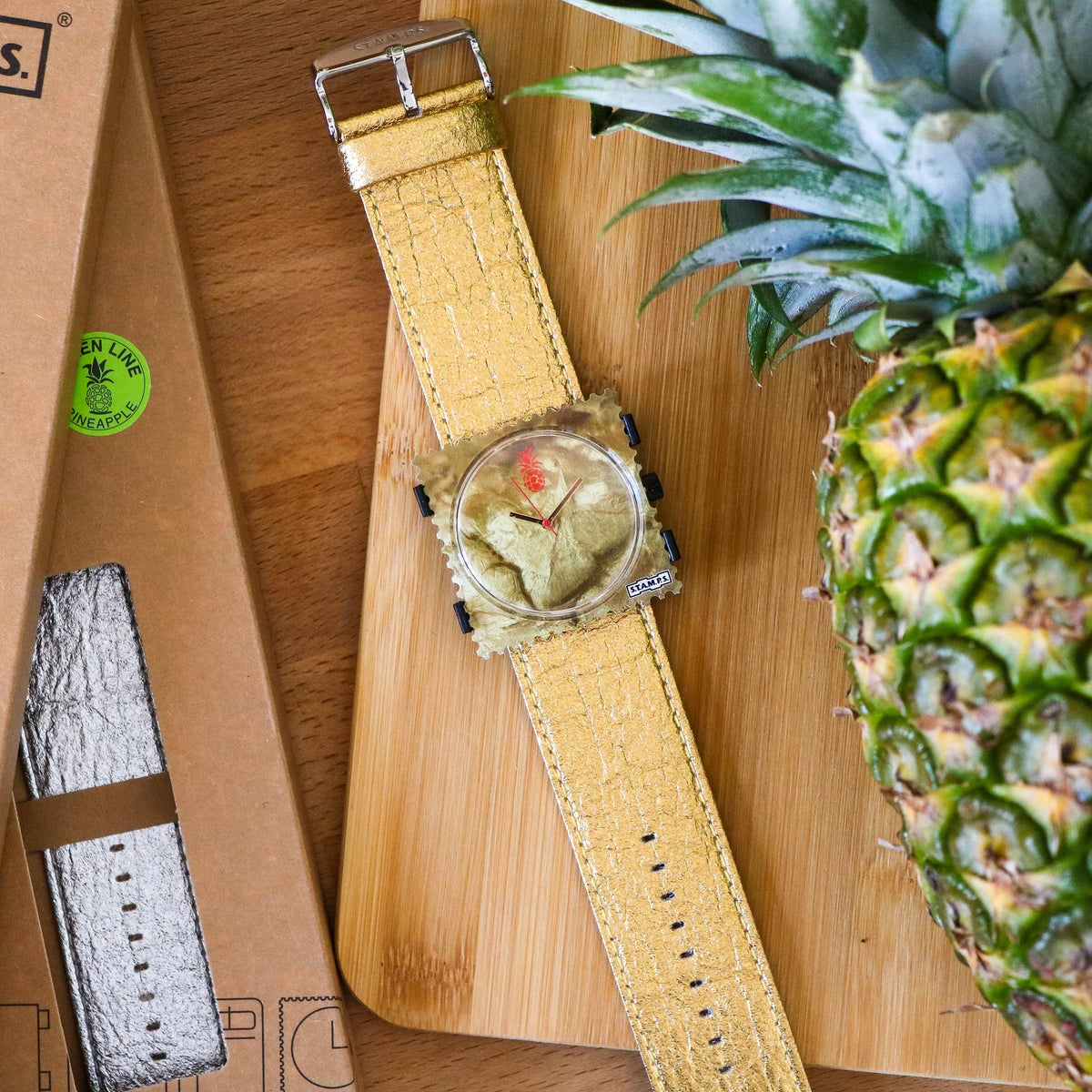 S.T.A.M.P.S. Watch Strap - Pineapple Gold