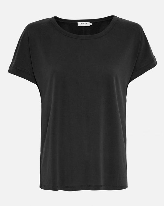 MSCH Fenya Modal Tee Black Round Neck