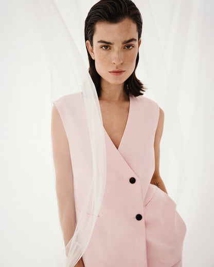 MSCH Franciska Waistcoat Lotus Melange