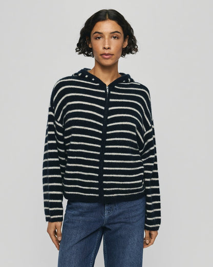 MSCH Jinie Hope Zip Cardigan Sky Cap Oatmeal