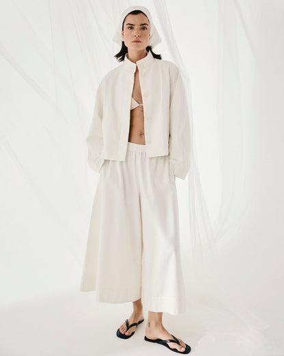 MSCH Josilyn HW Skirt Pants Egret