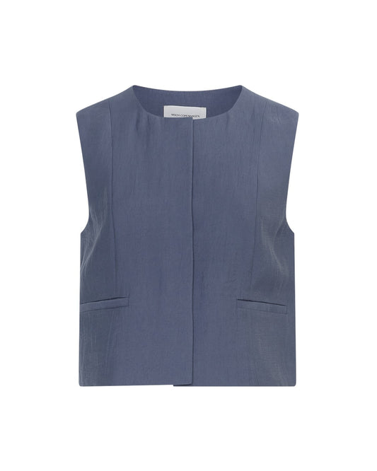 MSCH Frode Waistcoat Vintage Indigo
