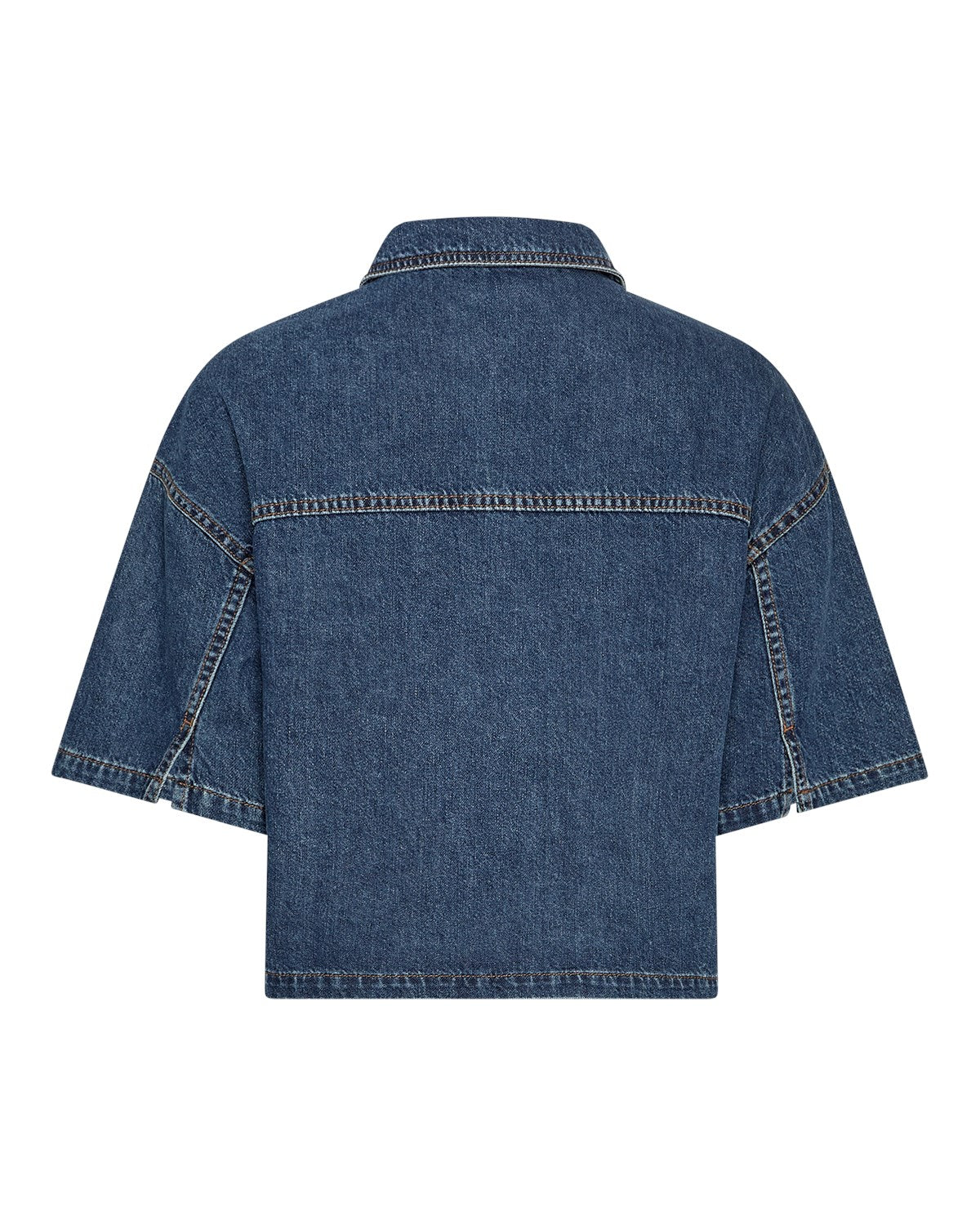MSCH Manna Alena 2/4 Shirt Mid Blue Wash