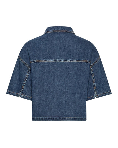 MSCH Manna Alena 2/4 Shirt Mid Blue Wash
