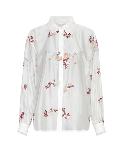 MSCH Sabine Shirt EMB Egret