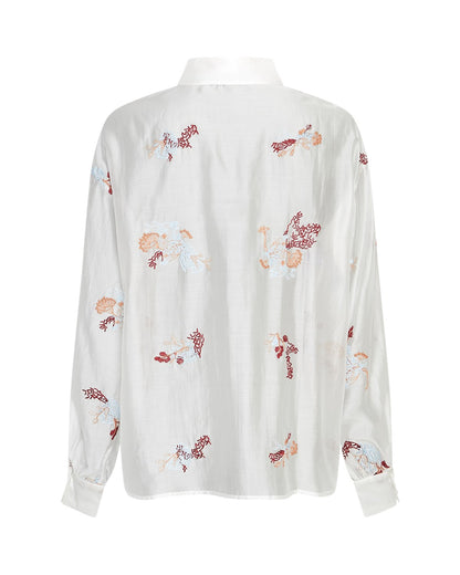 MSCH Sabine Shirt EMB Egret