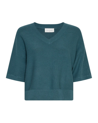 MSCH Thamira 2/4 V-neck Pullover Balsam