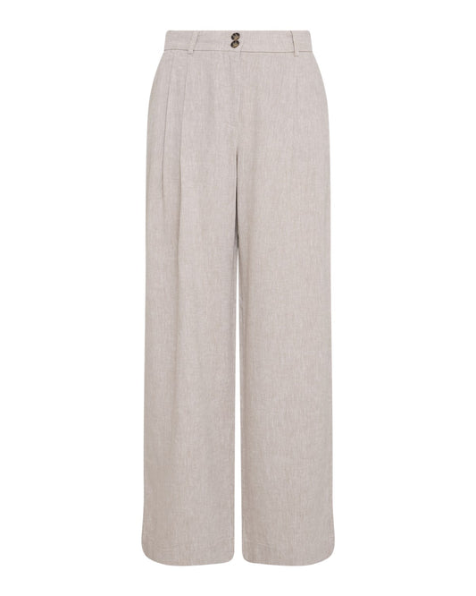 MSCH Viana Ginia Pleat Pants Sand Melange
